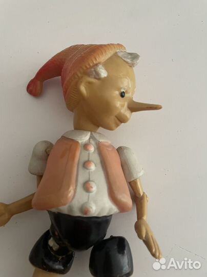 Буратино целлулоид. Целый. СССР