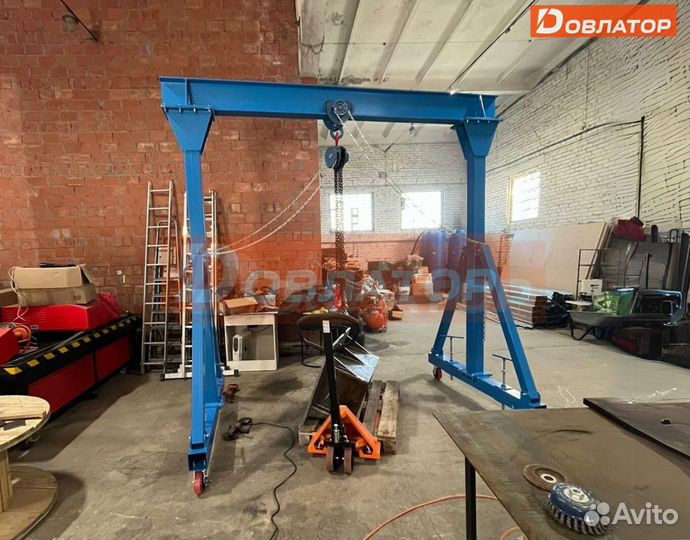 Кран козловой мпу мобильный усиленный