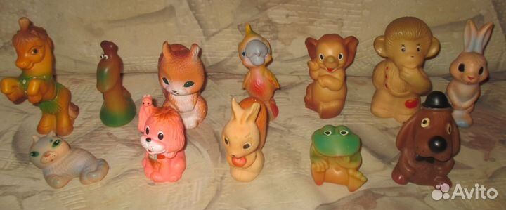Резиновые игрушки СССР