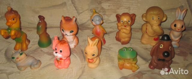 Резиновые игрушки СССР