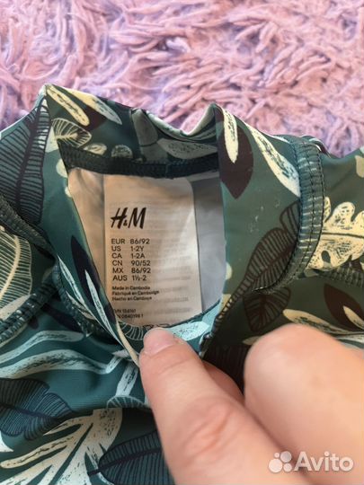 Плавательный костюм 86 92 и сабо 24 25