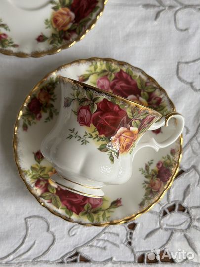 Винтажные кофейные пары от Royal Albert