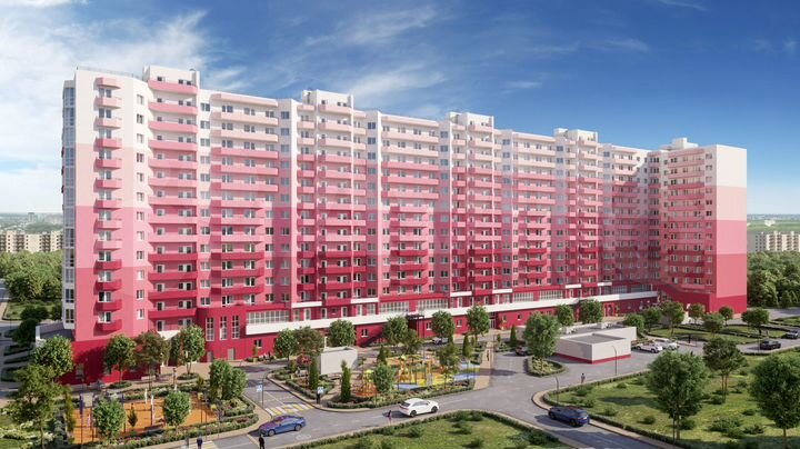 1-к. квартира, 44,3 м², 3/14 эт.