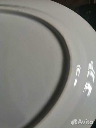 Блюдо большое фарфор Чехословакия