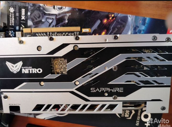 Видеокарта rx580 8gb sapphire nitro