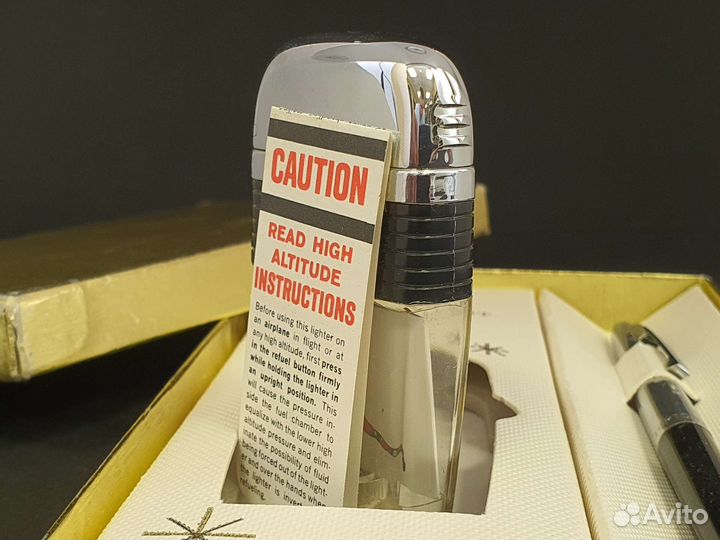 Зажигалка Scripto Vu - Набор с ручкой