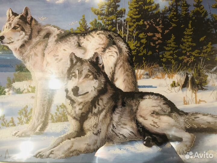 Картина из бисера ручная работа