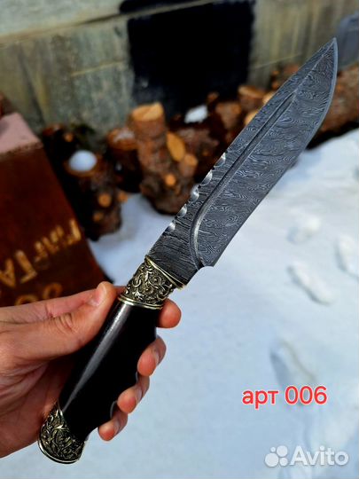 Рабочие ножи из дамасской стали