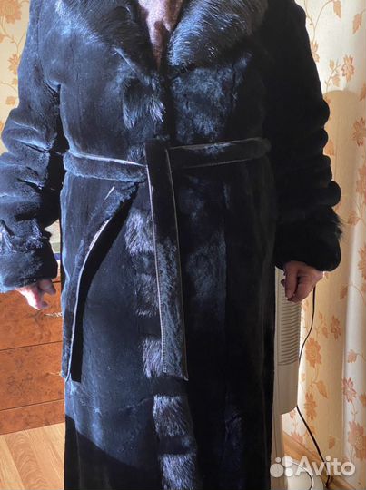 Шуба женская, размер 48 50 Материал натуральный му