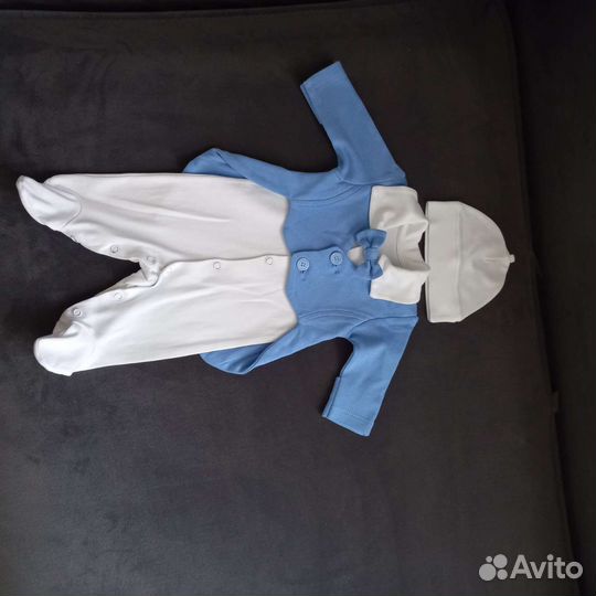 Комплект на выписку для мальчика летний