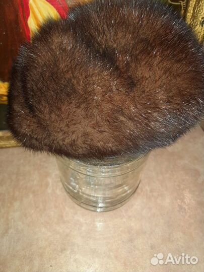 Шапка норковая берет