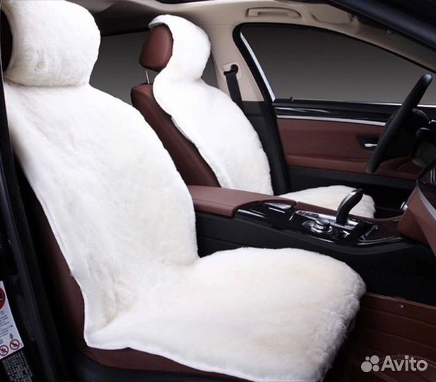 Меховые накидки на сидения автомобиля