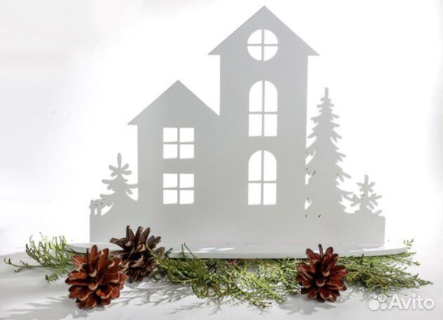 Интерьерная подставка «Домики»