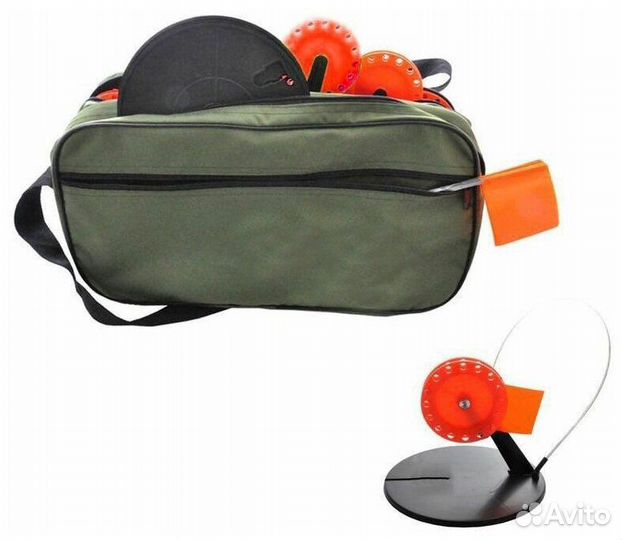 Жерлица с углов стойкой в сумке щукарь с кат. d.90