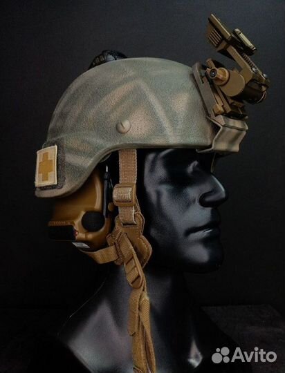 Боевой кевларовый шлем Gentex mich / ACH 2000