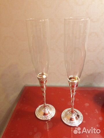Свадебные бокалы со Swarovski