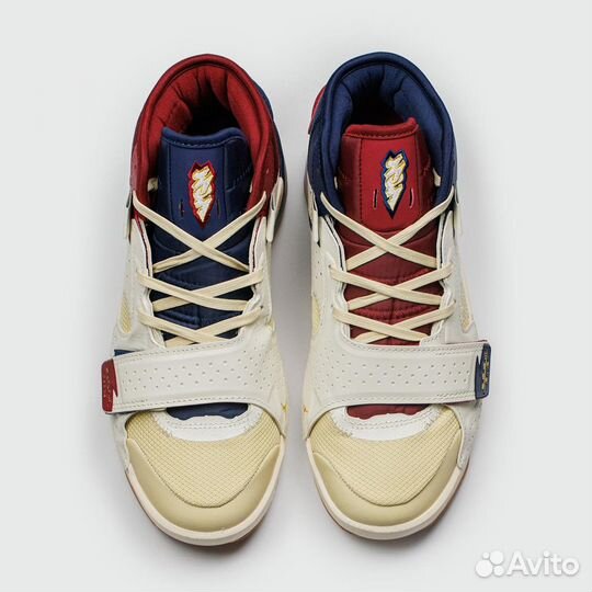 Баскетбольные Air Jordan Zion 2 Beige Red Blue