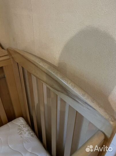 Детская кроватка+комод