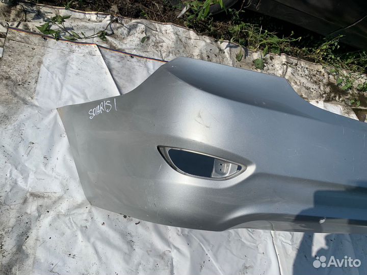 Задний бампер Hyundai Solaris 1