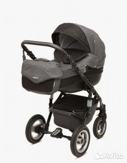 Коляска 3 в 1 Rico Bruno цвет 01 carbon