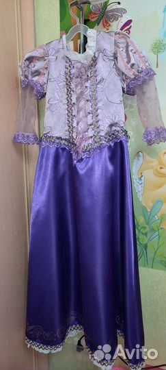 Карнавальный костюм Рапунцель (Батик), 9-10