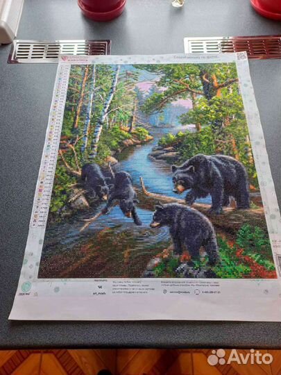 Картина из страз готовая