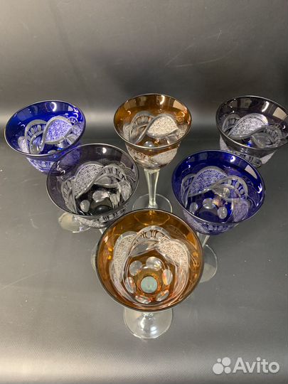 Элитные Хрустальные бокалы Arnstadt. Германия