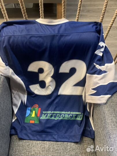 Хоккейный свитер игровой чм Москвы