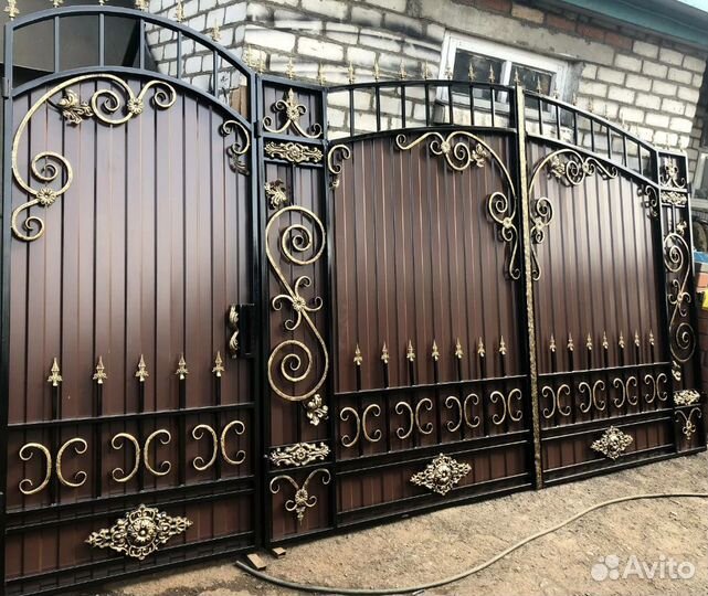 Кованные ворота
