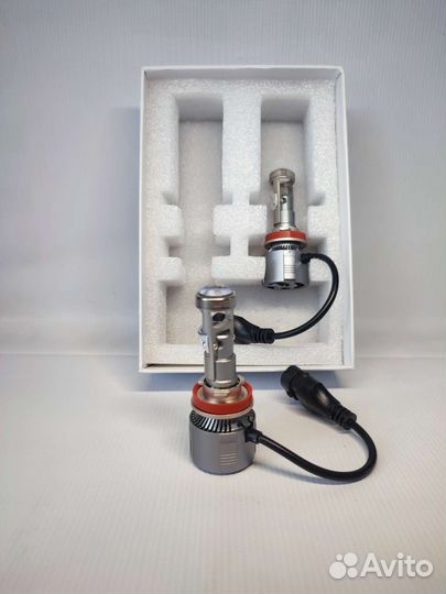 LED лампы с линзой h1 h4 h7 h8 h9 h11 HB3 HB4