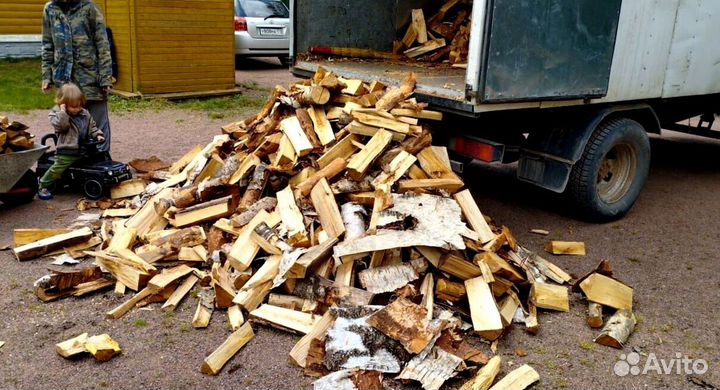 Дрова Березовые навалом в Приозерске