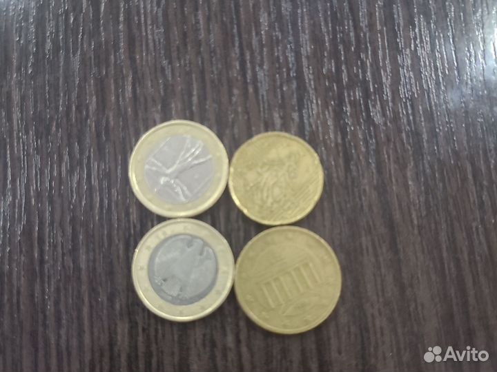 Монеты евро