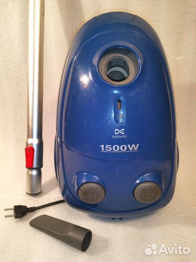 Пылесос Daewoo 1500W рабочий без шланга