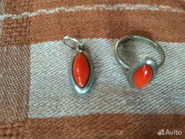 Серьги серебро СССР