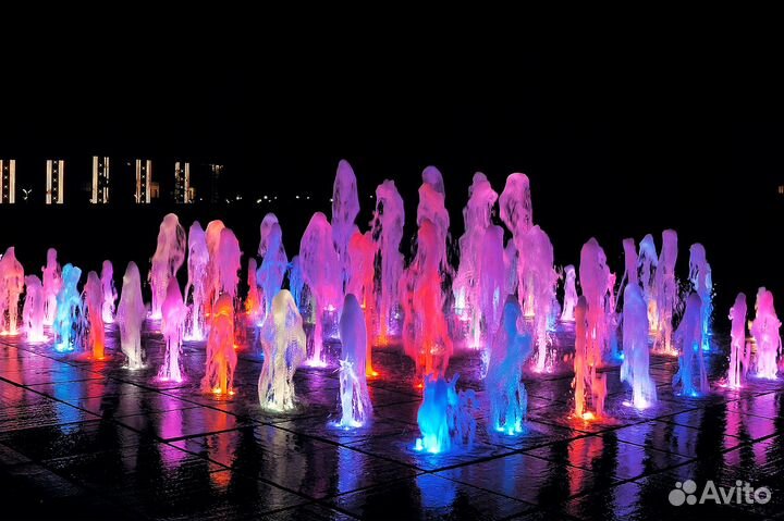 Пешеходный фонтан