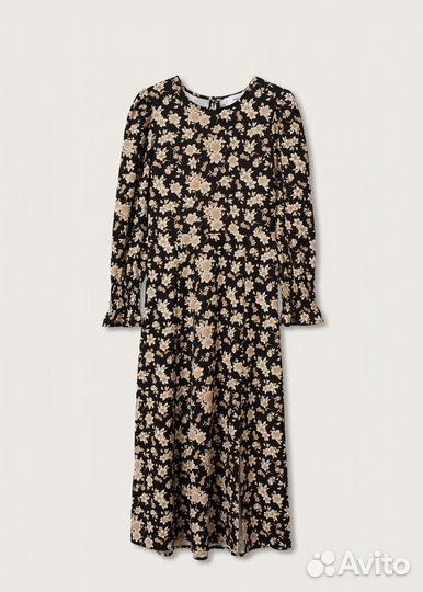 Макси платье цветы Mango L