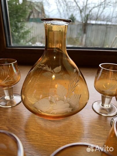 Пасуда цветное стекло хрусталь