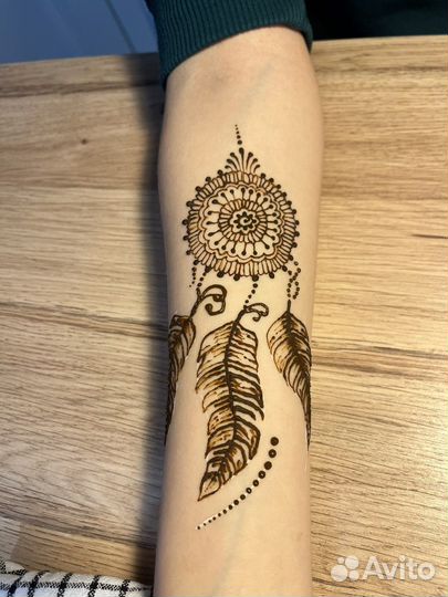 Мехенди, роспись хной, временное тату