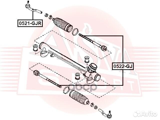Mazda 3 (BM ) 13- / mazda 6 (GJ, GL ) 13- 0522GJ