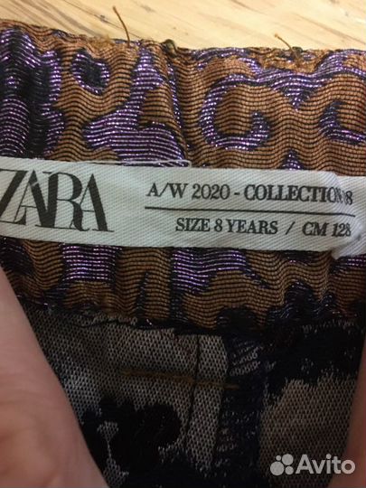 Zara брюки праздничные, для девочки