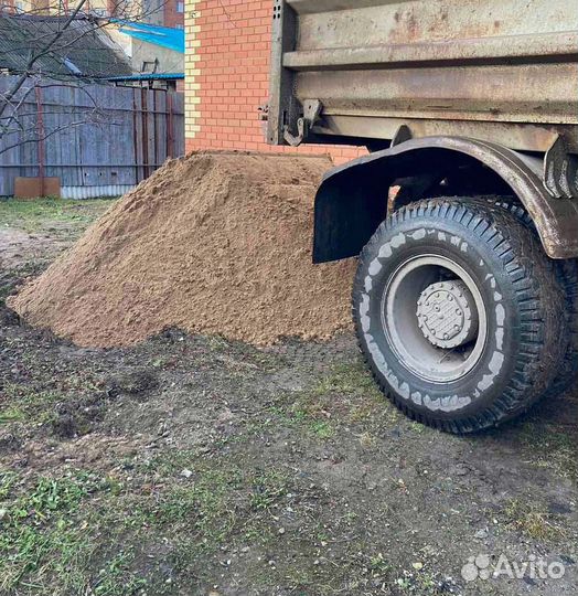 Песок мытый в наличии