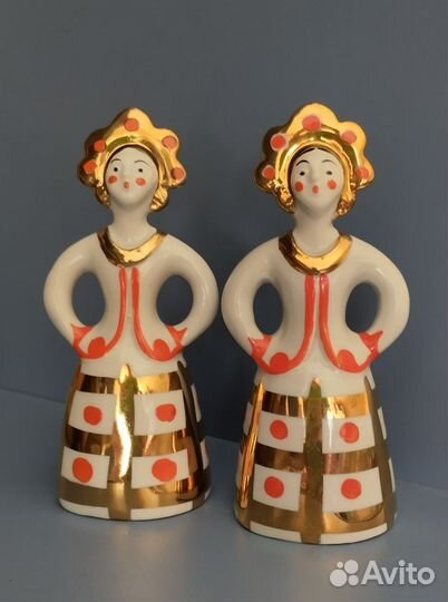 Статуэтка Девушка в кокошнике Дулево