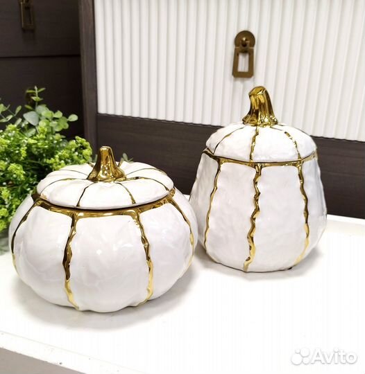 Тыква банка 20 см керамика