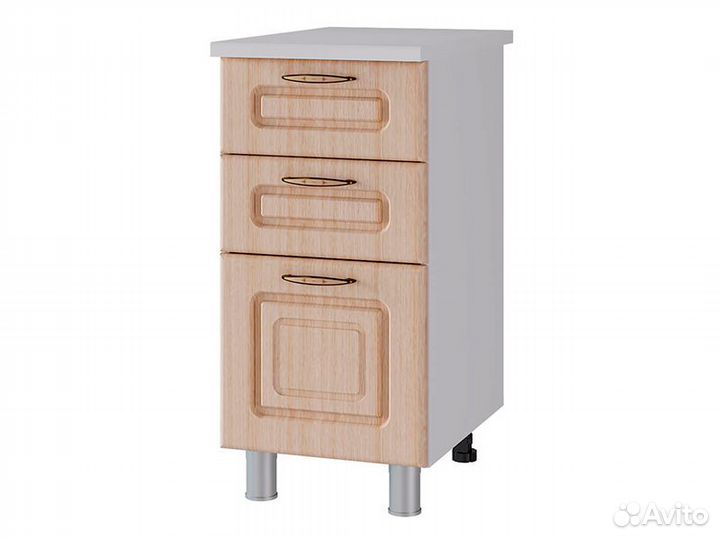 Прованс тумба 4Р3, корп белый фасад 4Р3, столешниц