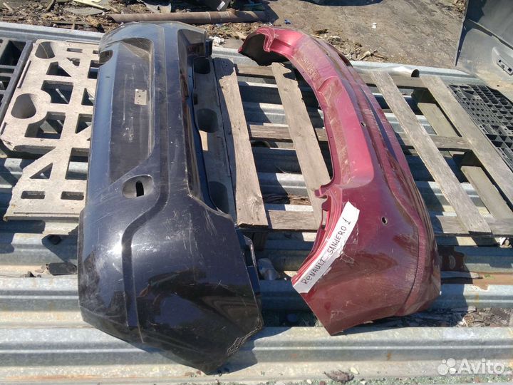 Задний бампер на Renault Sandero 1