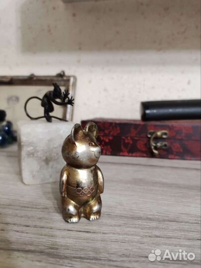Брелок олимпийский мишка