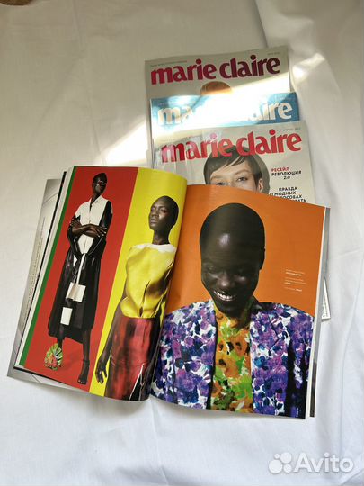 Журналы 4шт Marie Clare как vogue id dazed