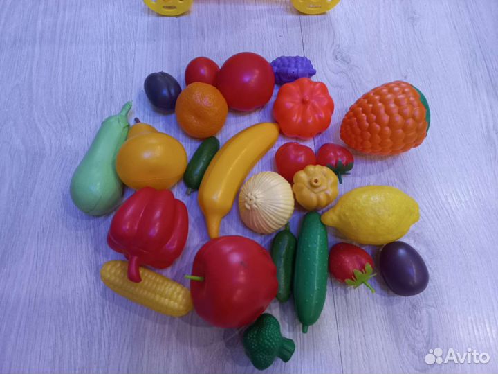 Овощи, фрукты игрушечные
