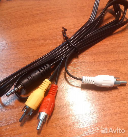 Кабель trrs jack 3,5 мм - 3RCA