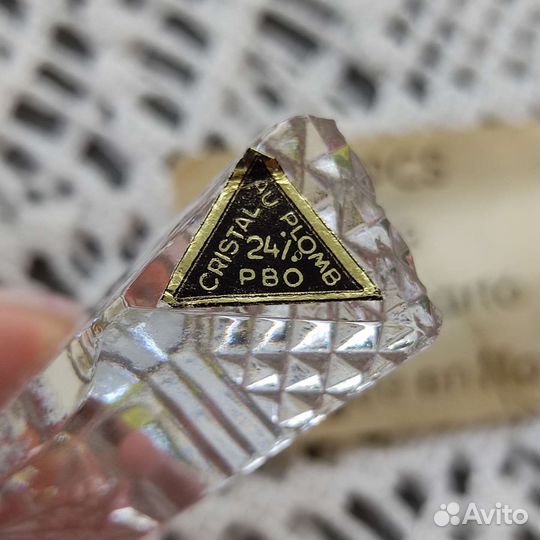 Порт-куто подставка для столовых приборов хрусталь